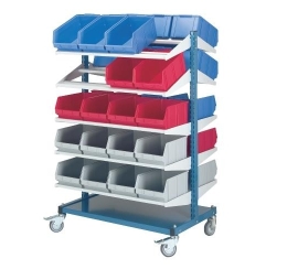 Mobile stockers 10 shelves for Probox bins