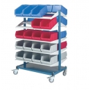 Mobile stockers 10 shelves for Probox bins PROVOST
