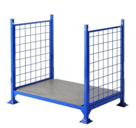 Pallet with 2 mesh sides - format 1200 x 800 mm