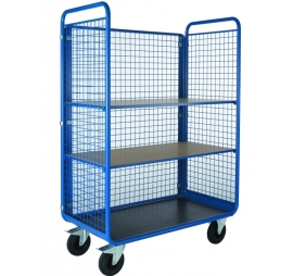 Promax mesh trolley with 2 adjustable levels