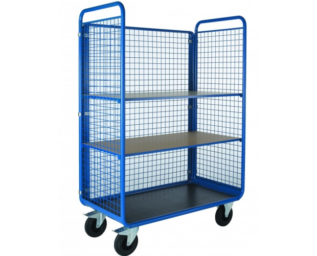Promax mesh trolley with 2 adjustable levels 