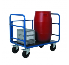 Promax trolley with 3 tubular sides.