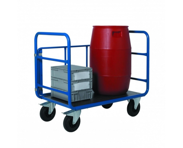 Promax trolley with 3 tubular sides. 