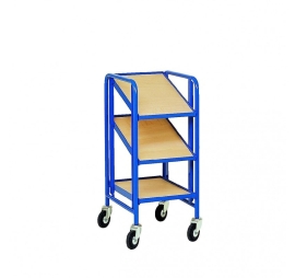 Trolley for bins Europe 3 adjustable levels