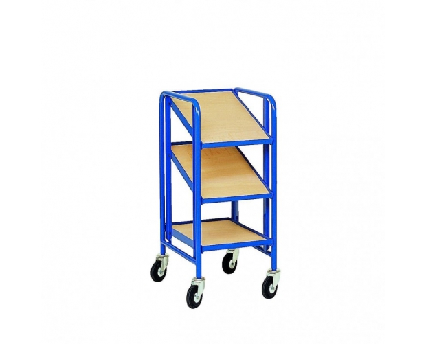 Trolley for bins Europe 3 adjustable levels 