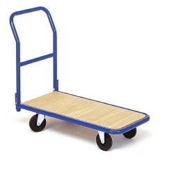 Trolley with folding back length 895 mm