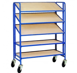 Trolley for bins Europe 5 adjustable levels PROVOST