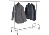 Chrome-plated mobile clothes rack 1 adjustable level