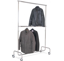 Tertiary clothes rack 2 adjustable levels PROVOST