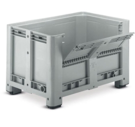 Pallet crate 4 legs folding 1/2 door