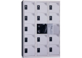 Multiple lockers 5 compartments width 400