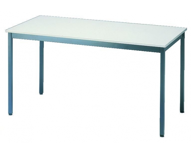 Conference table grey melamine top 