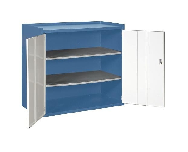 Tool cupboard width 1000 mm 2 shelves 