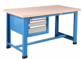 Industrial workbench with compartment with 3 drawers PROVOST