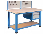 Workbench with 2 drawer compartment + tool rack