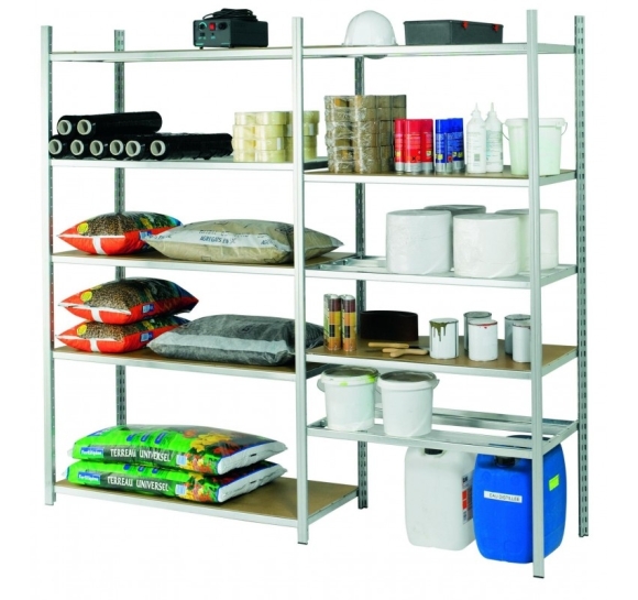 Tubular galvanised shelving PROVOST