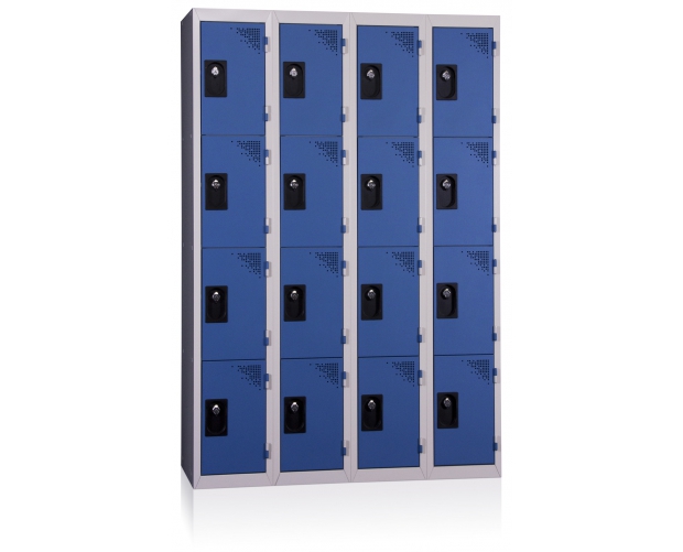 Multiple lockers 4 compartments width 300 