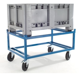 Raised rolling trolley