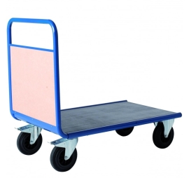 Promax trolley with 1 wooden back