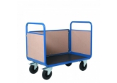 Promax trolley with 3 wooden sides