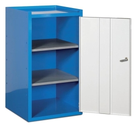 Tool cupboard width 500 mm 2 shelves