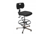 Asynchronous polyurethane seat with foot rest PROVOST