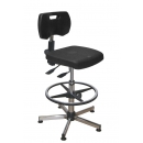 Asynchronous polyurethane seat with foot rest PROVOST