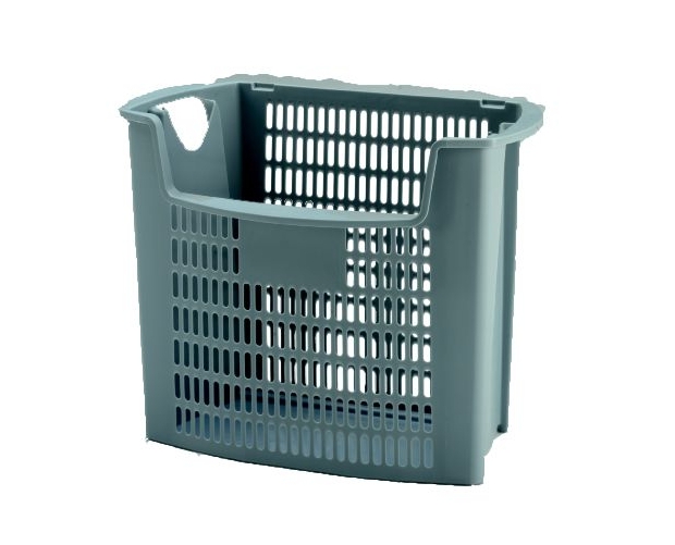 Perforated sorting basket with opening 