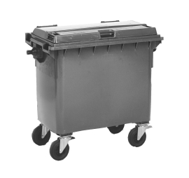 Rolling waste bin 4 wheels 660 L PROVOST