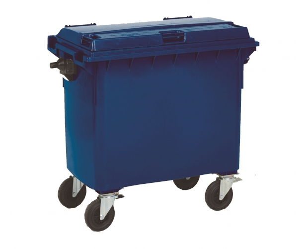 Rolling waste bin 4 wheels 770 L 