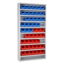 Bin cabinet for SYSTEMBOX 10 shelves with bins PROVOST