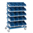 Probox bins with removable dividers depth 600 PROVOST
