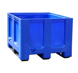 Pallet crate blue for selective sorting