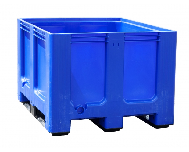 Pallet crate blue for selective sorting 