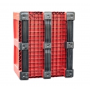 Pallet crate red for selective sorting PROVOST