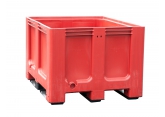 Pallet crate red for selective sorting