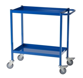 Workshop trolley blue 2 levels 150 kg