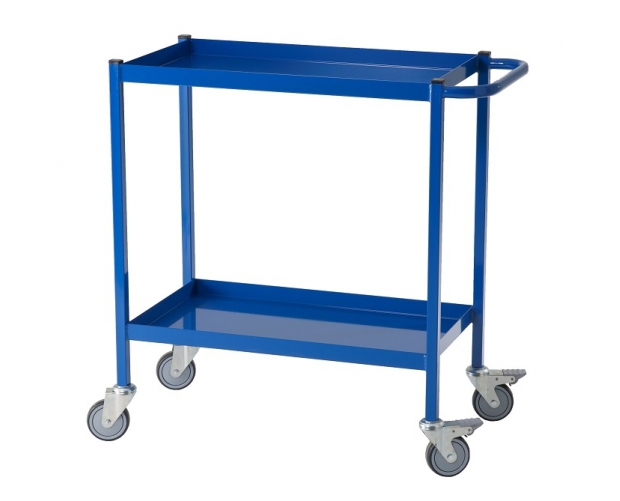 Workshop trolley blue 2 levels 150 kg 