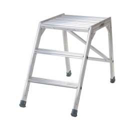 One-piece aluminium stepladder 3 steps PROVOST