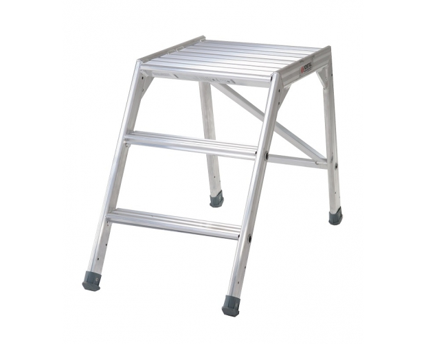 One-piece aluminium stepladder 3 steps 