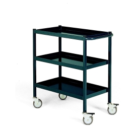 Workshop trolley grey 3 levels 150 kg