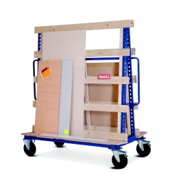 Panel carrier trolley with double sides