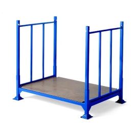 Pallet with 2 slatted sides - format 1200 x 800 mm