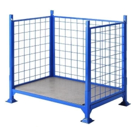 Pallet with 3 mesh sides - format 1200 x 800 mm