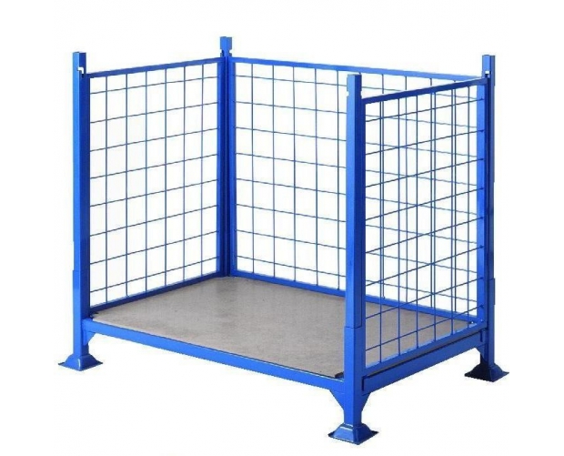 Pallet with 3 mesh sides - format 1200 x 800 mm 