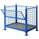 Pallet with mesh sides and folding half-door - format 1200 x 800 mm PROVOST