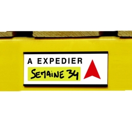 Magnetic label holder.