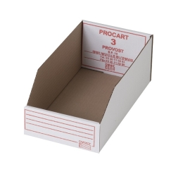 Greaseproof cardboard bin Procart 300 x 160