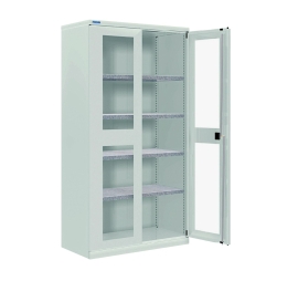 Cupboard glazed swinging doors depth 400 mm