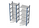 Shelving sump depth 400 mm painted uprights